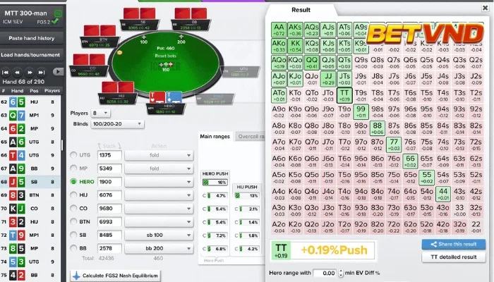 Phần mềm tính xác suất Poker